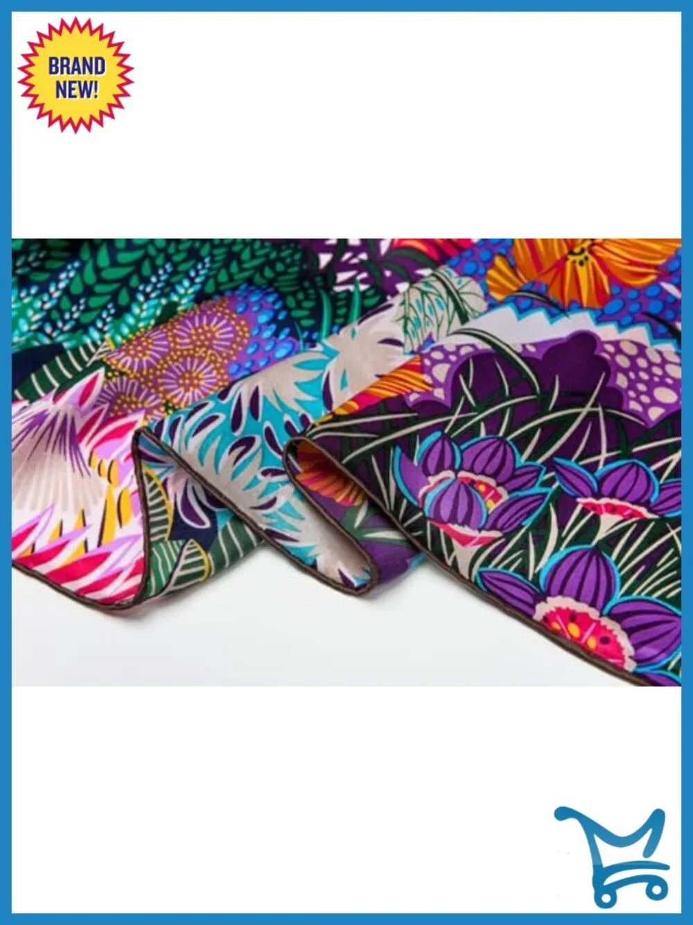 100% Mulberry Silk Scarf 43